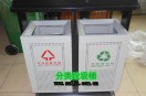 城市环卫钢制分类垃圾桶