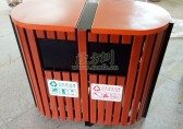钢木分类垃圾桶木条材质的区别和选择