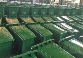 广安市再增分类环保钢制垃圾桶助力创文