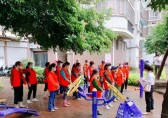 街道分类管理员在埔顶小区好江南开展职业培训