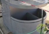 理工大学喷粉围柱两分类不锈钢垃圾桶案例