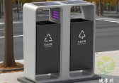太阳能灭蚊灯不锈钢分类垃圾桶，点亮智慧健康生活