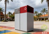 喷粉不锈钢分类垃圾桶，定制公共空间的艺术与责任