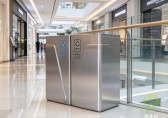 室内商用不锈钢组合式分类垃圾桶让环保与空间美学共生