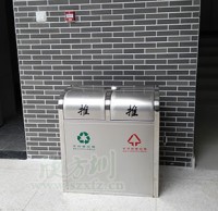 学校不锈钢环保分类垃圾桶生产厂家