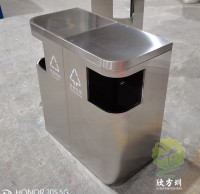 室内外环保组合式不锈钢分类垃圾桶