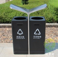 为什么户外街道的垃圾桶都使用两分类的