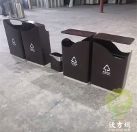室内户外套装组合式不锈钢分类垃圾桶