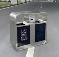 如何定制户外公共空间不锈钢分类垃圾桶