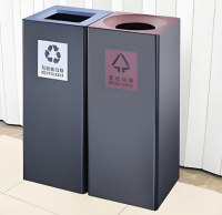 室内组合式喷粉金属垃圾桶空间的无声美学与实用革命