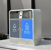 环卫双分类不锈钢垃圾桶，为现代城市注入绿色灵魂