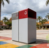 喷粉不锈钢分类垃圾桶，定制公共空间的艺术与责任