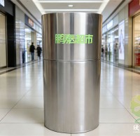 定制圆柱形垃圾桶超市空间的隐秘“流量枢纽”