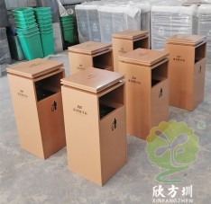 四川商场镂空加厚不锈钢分类垃圾桶