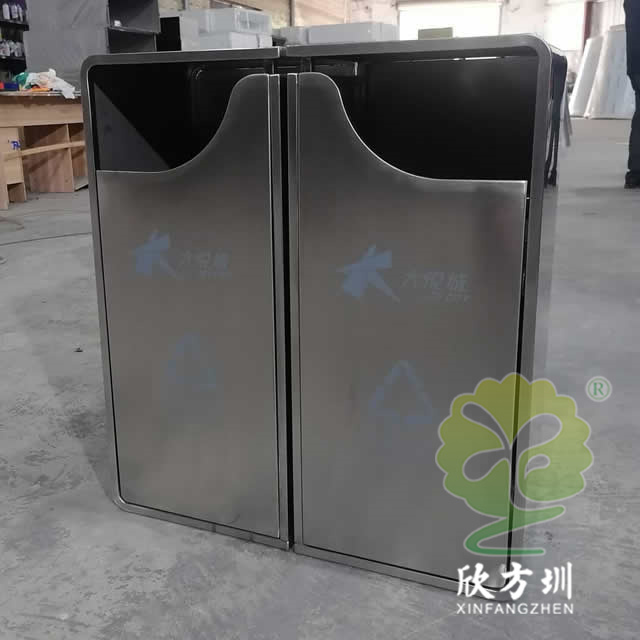 户外购物商场广场分类垃圾桶